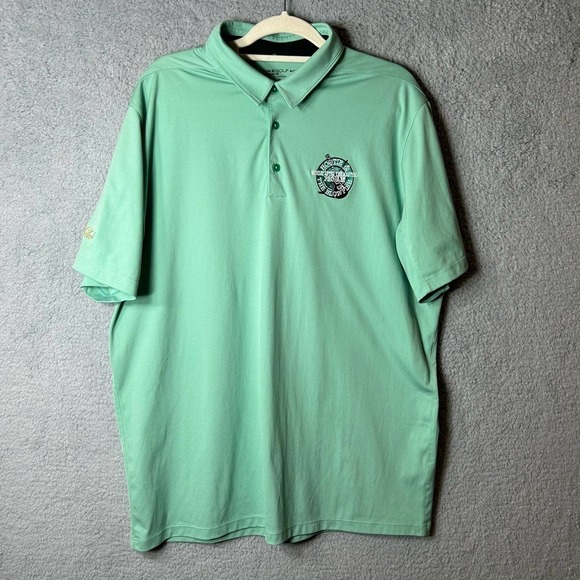 Nike Golf Men XL Green Hootie & The Blowfish MONDAY AFTER THE MASTERS Polo Shirt - Picture 1 of 10